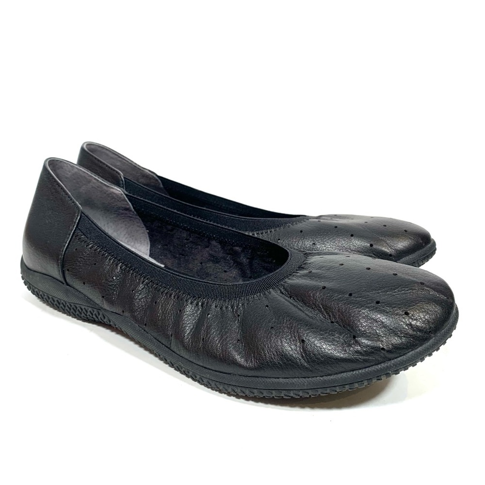 Softwalk Hampshire Ballet Flat-Style Shoe Black Size 8.5